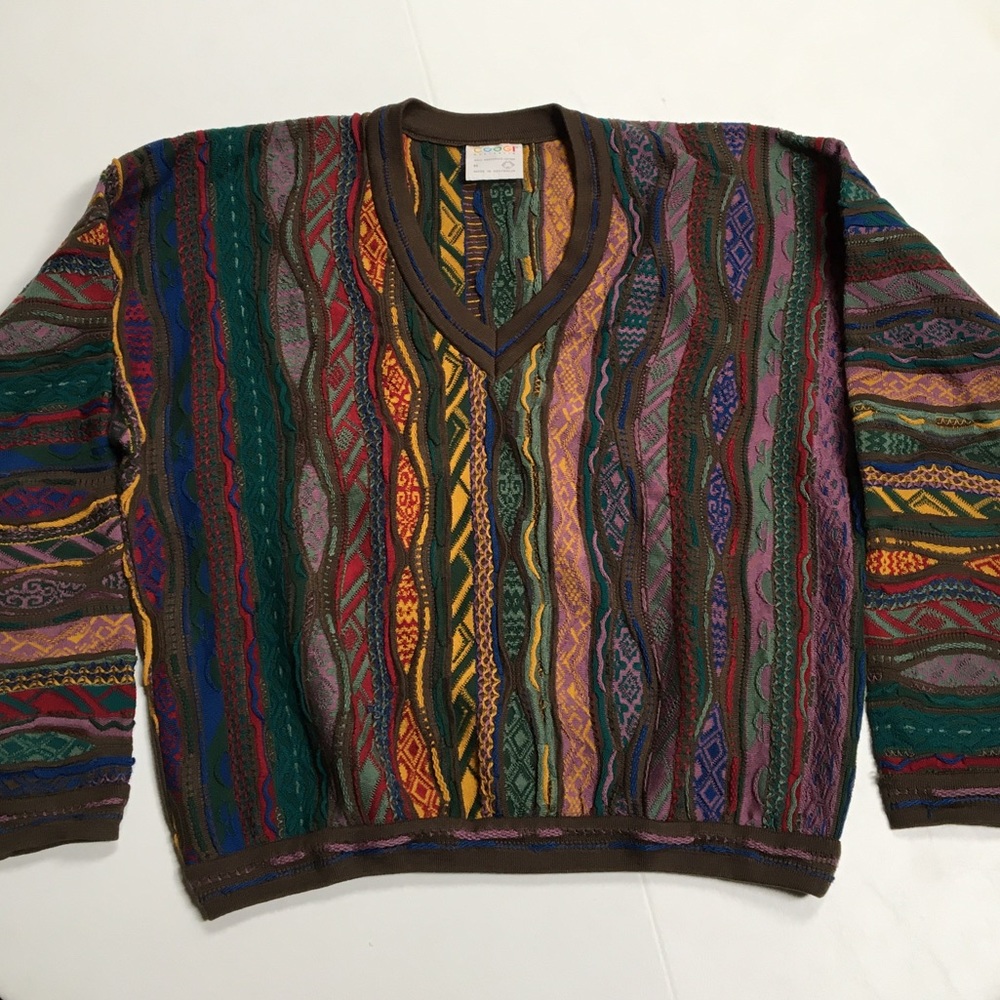 Vintage Authentic Coogi multicolor sweater